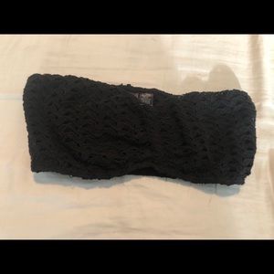 Lace black bandeau